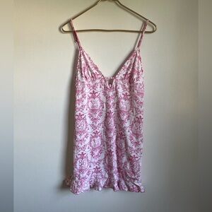 Vintage y2k  Rare Victoria's Secret floral
lace slip dress Size Medium 2 pieces